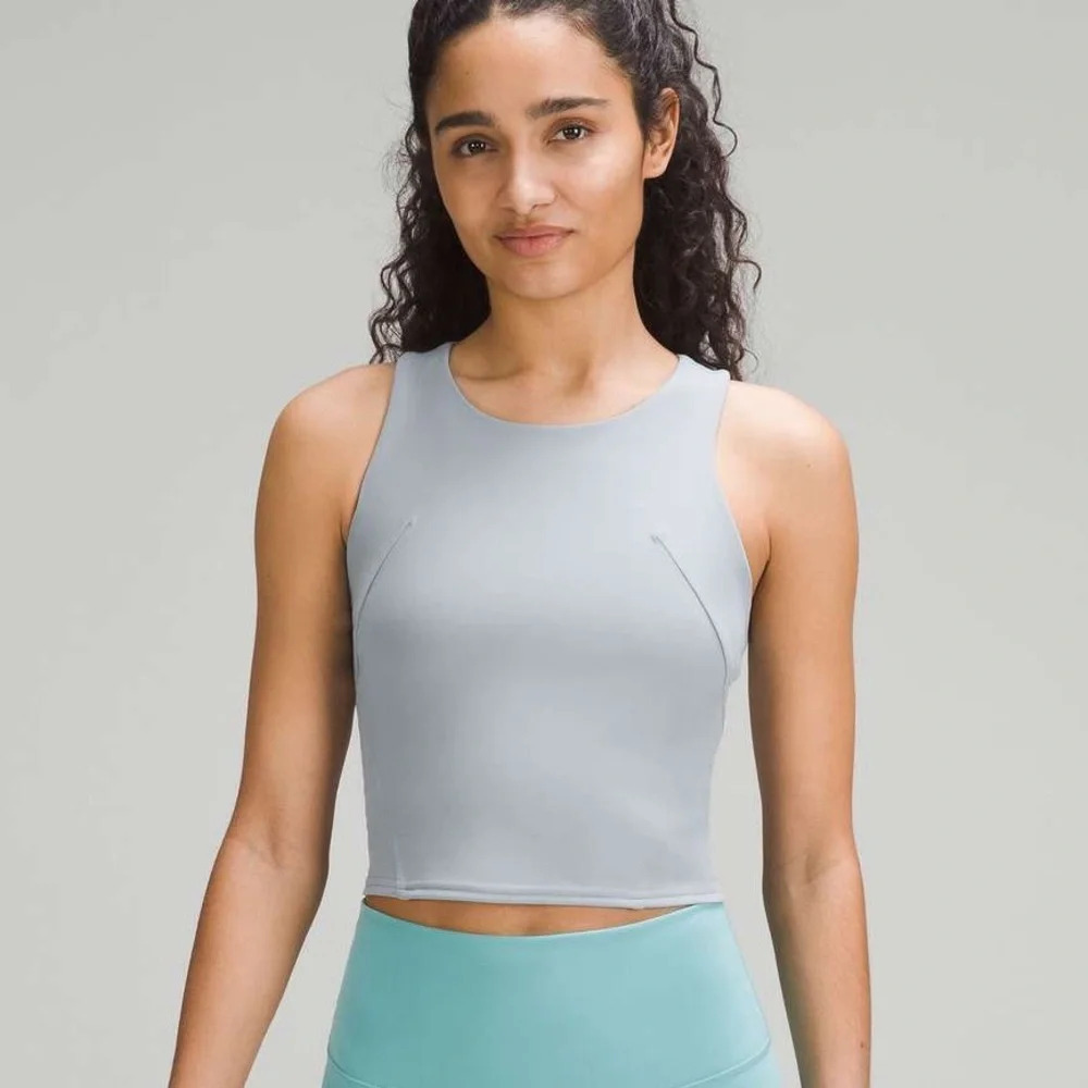 Lululemon  Wunder Train Racerback Tank Top Chambray